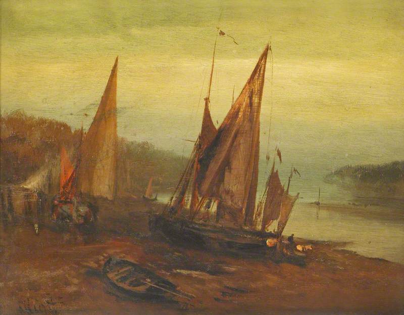 Thames Barges — William James Callcott