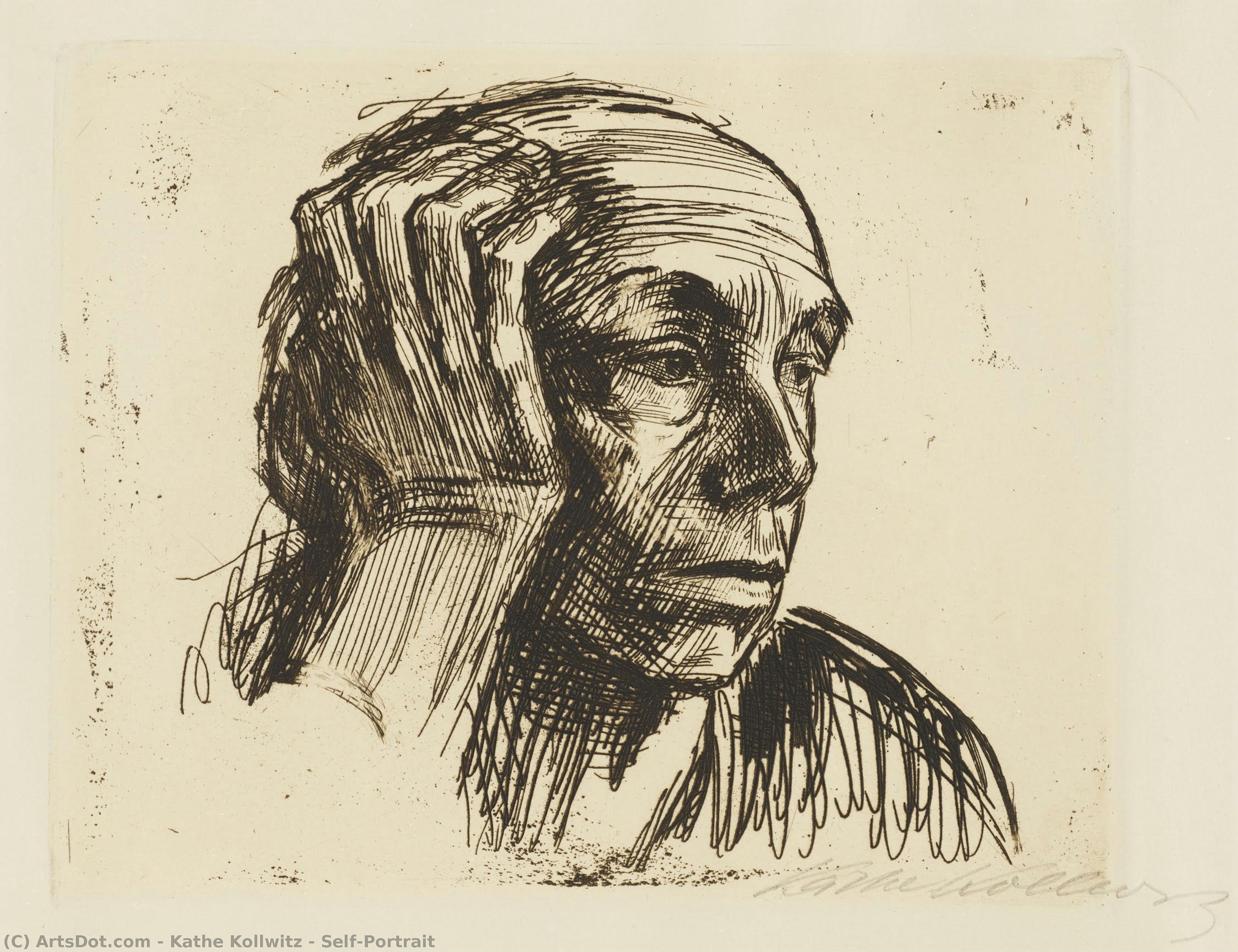 Self-portrait — Кэте Кольвиц