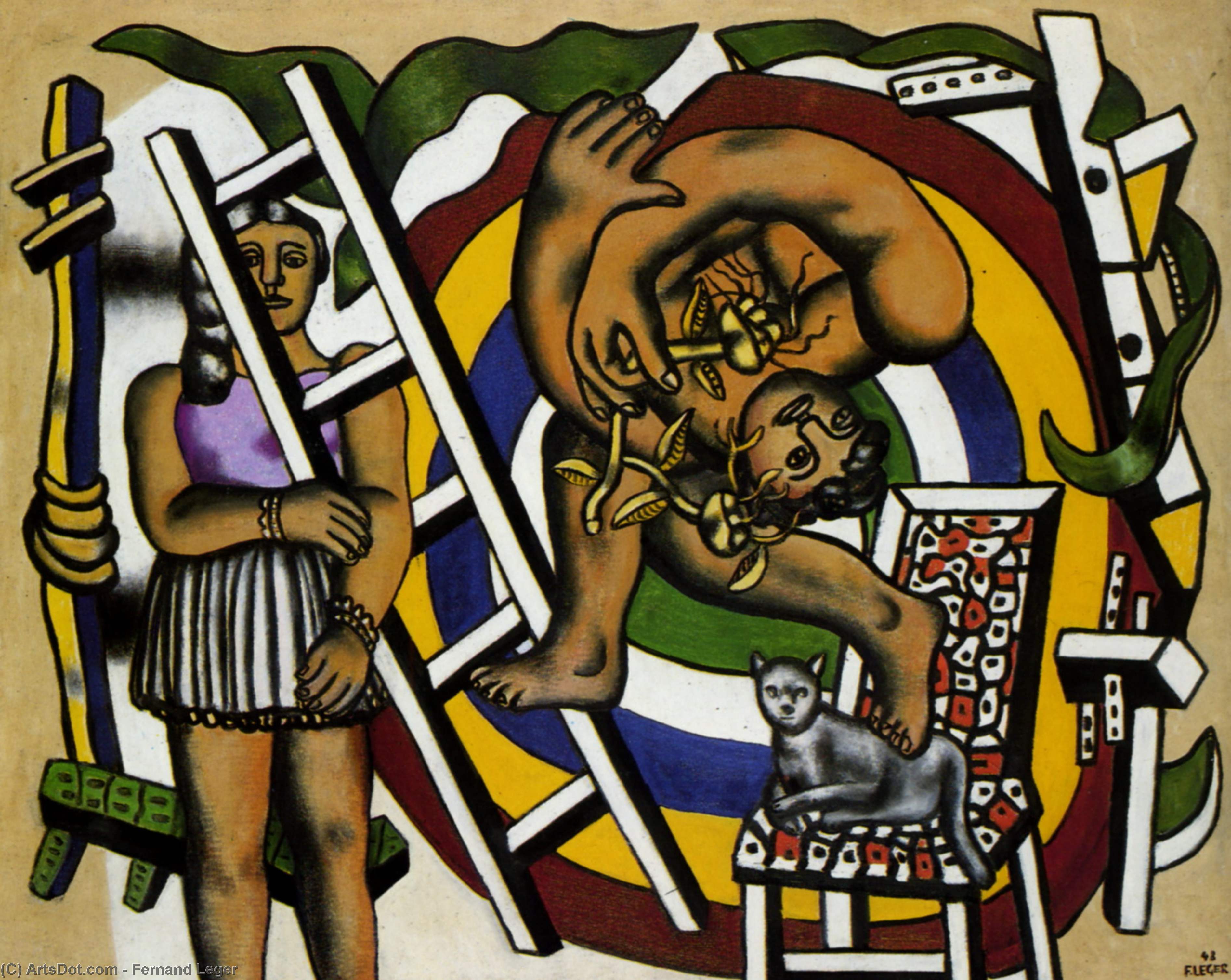 The Acrobat And His Partner — Леже