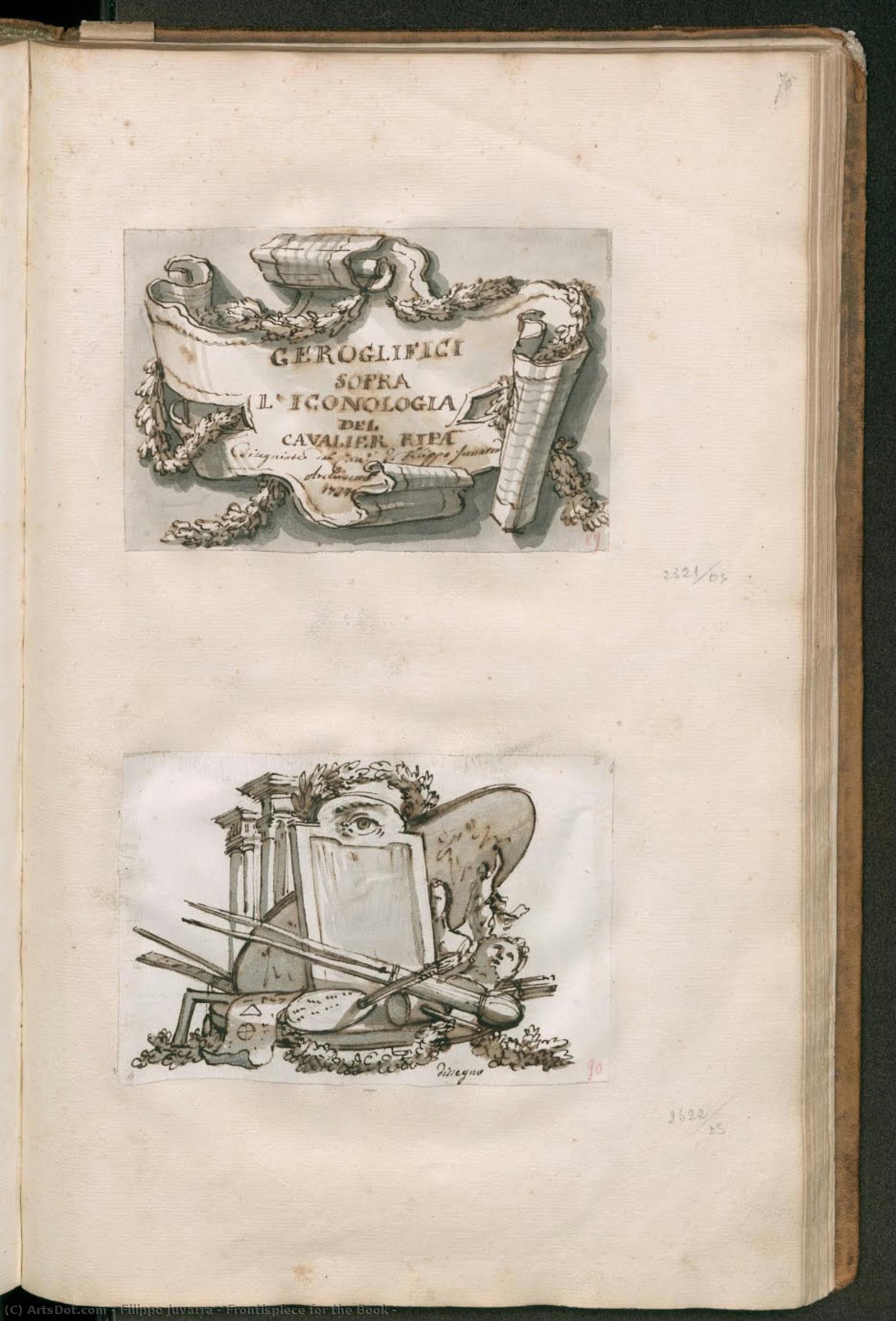 Frontispiece For The Book — Filippo Juvarra