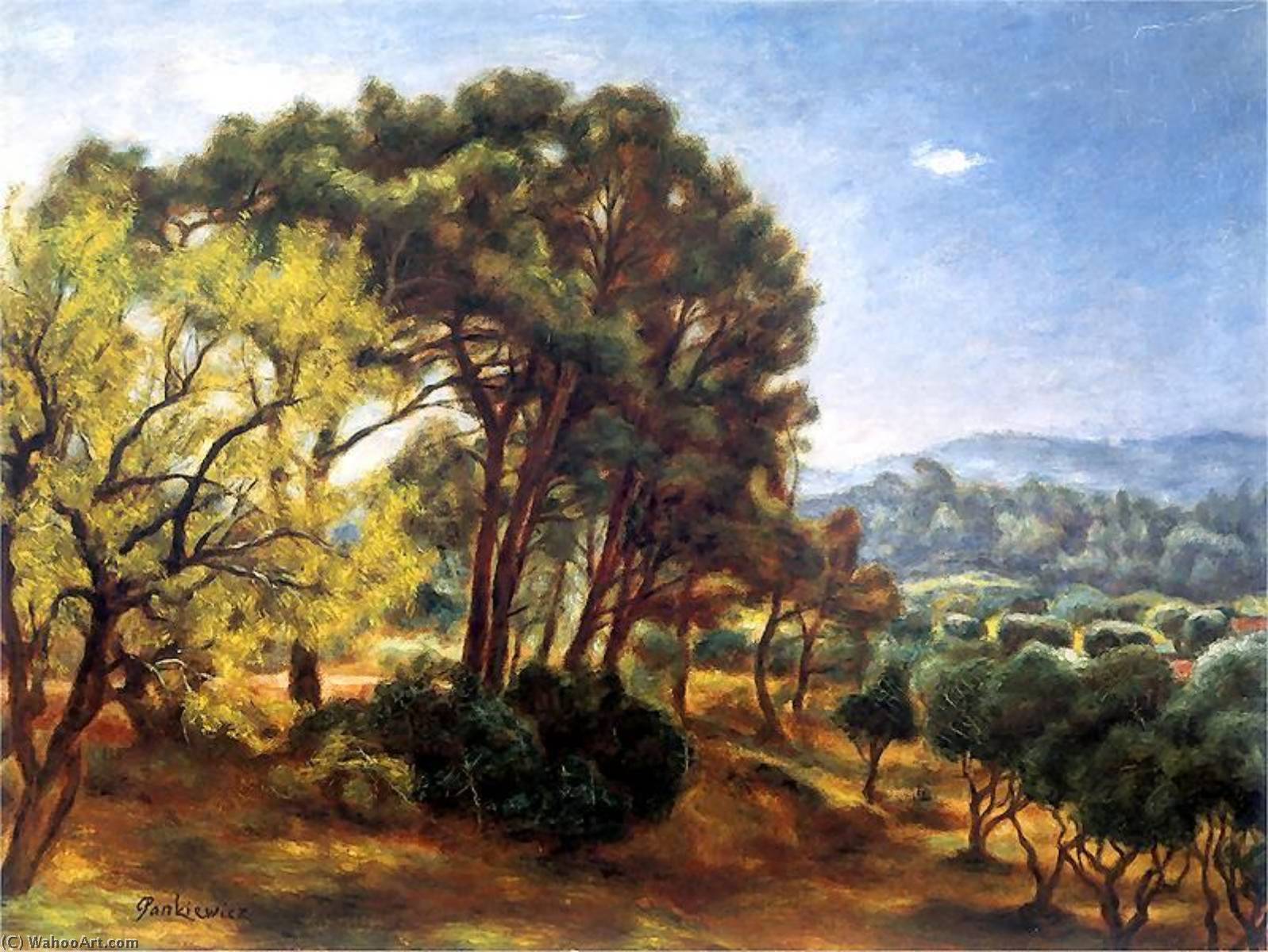 Landscape At La Ciotat — Józef Pankiewicz