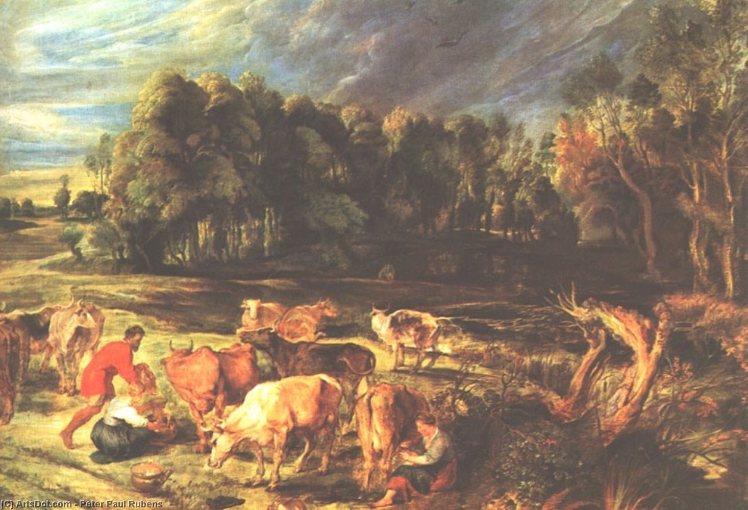 Landscape With Cows — Peter Paul Rubens