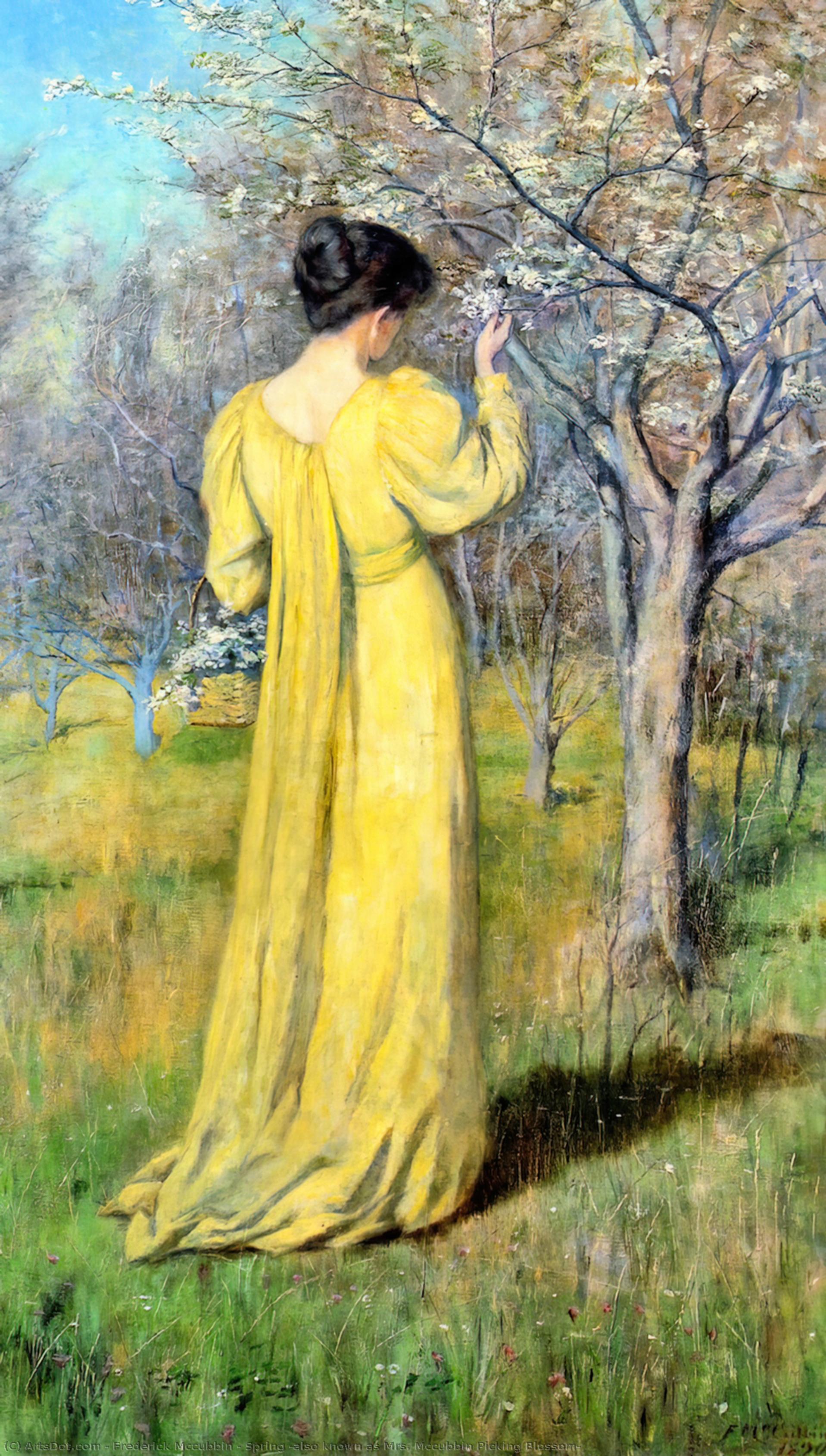 Spring (also Known As Mrs. Mccubbin Picking Blossom) — Фредерик Маккубин