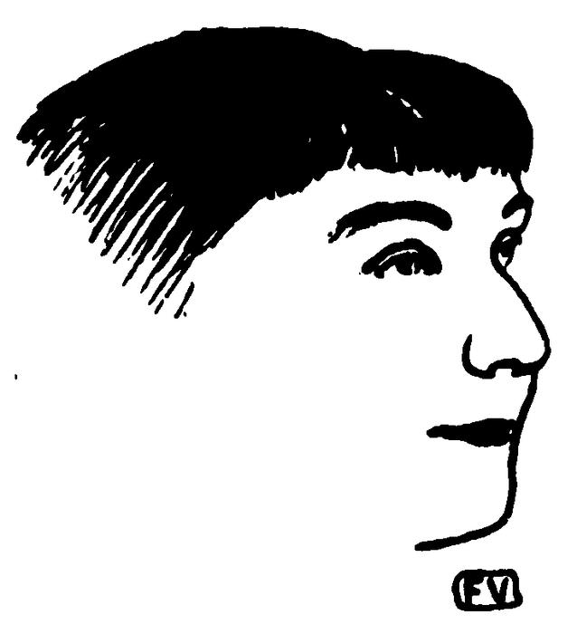Portrait Of French Writer Rachilde — Félix Vallotton