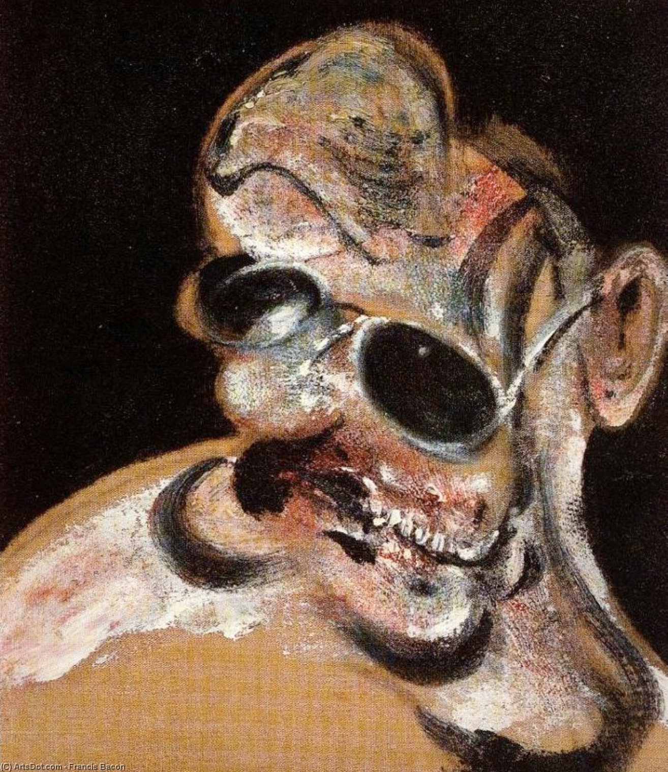 Retrato De Hombre Con Gafas Iii, 1963 — Francis Bacon
