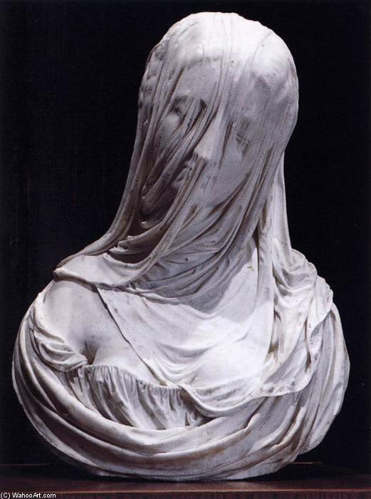 Bust Of A Veiled Woman (puritas) — Antonio Corradini