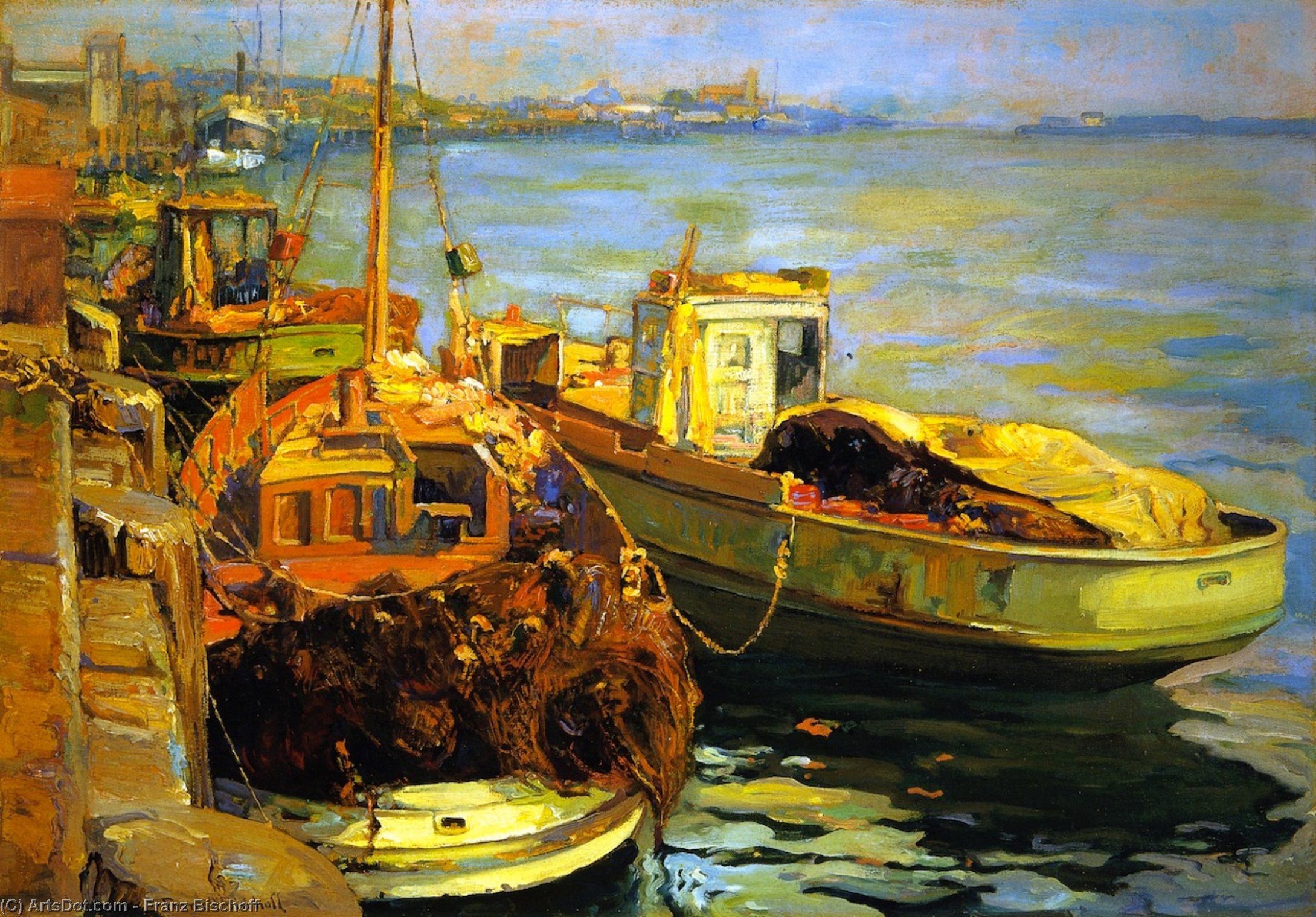 San Pedro Fishing Boats — Franz Bischoff