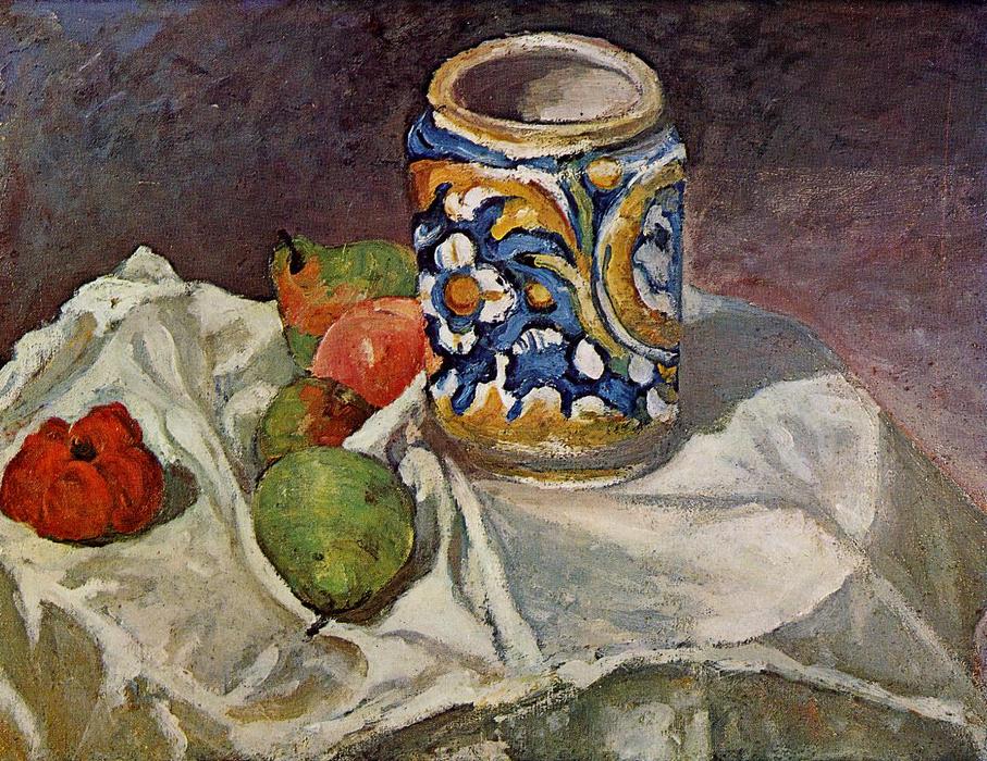 Still Life With Italian Earthenware — Paul Cézanne