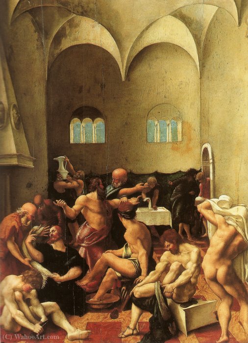 The Washing Of The Feet — Girolamo Del Pacchia