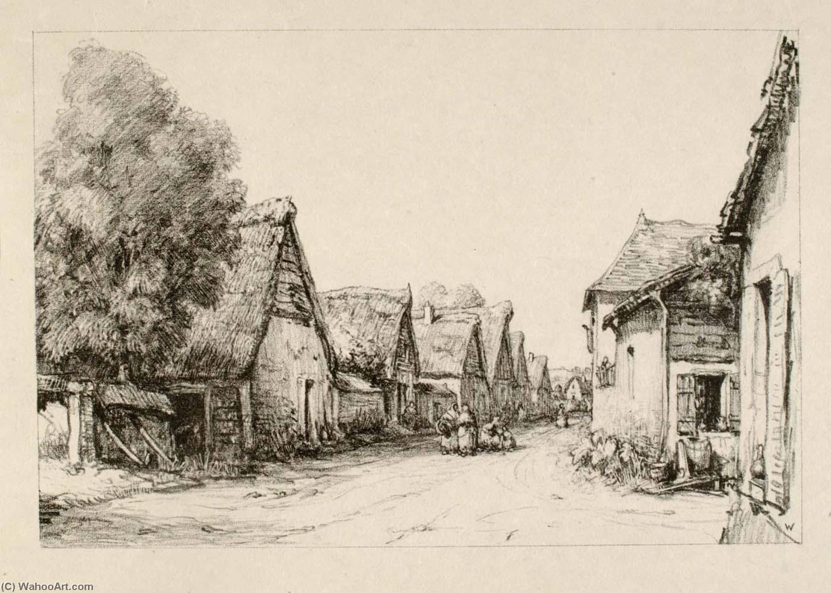 Les Chaumieres De Change Pres De Maintenon — Herman Armour Webster