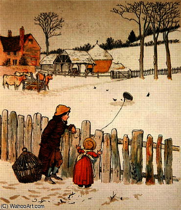 Four And Twenty Blackbirds — Randolph Caldecott