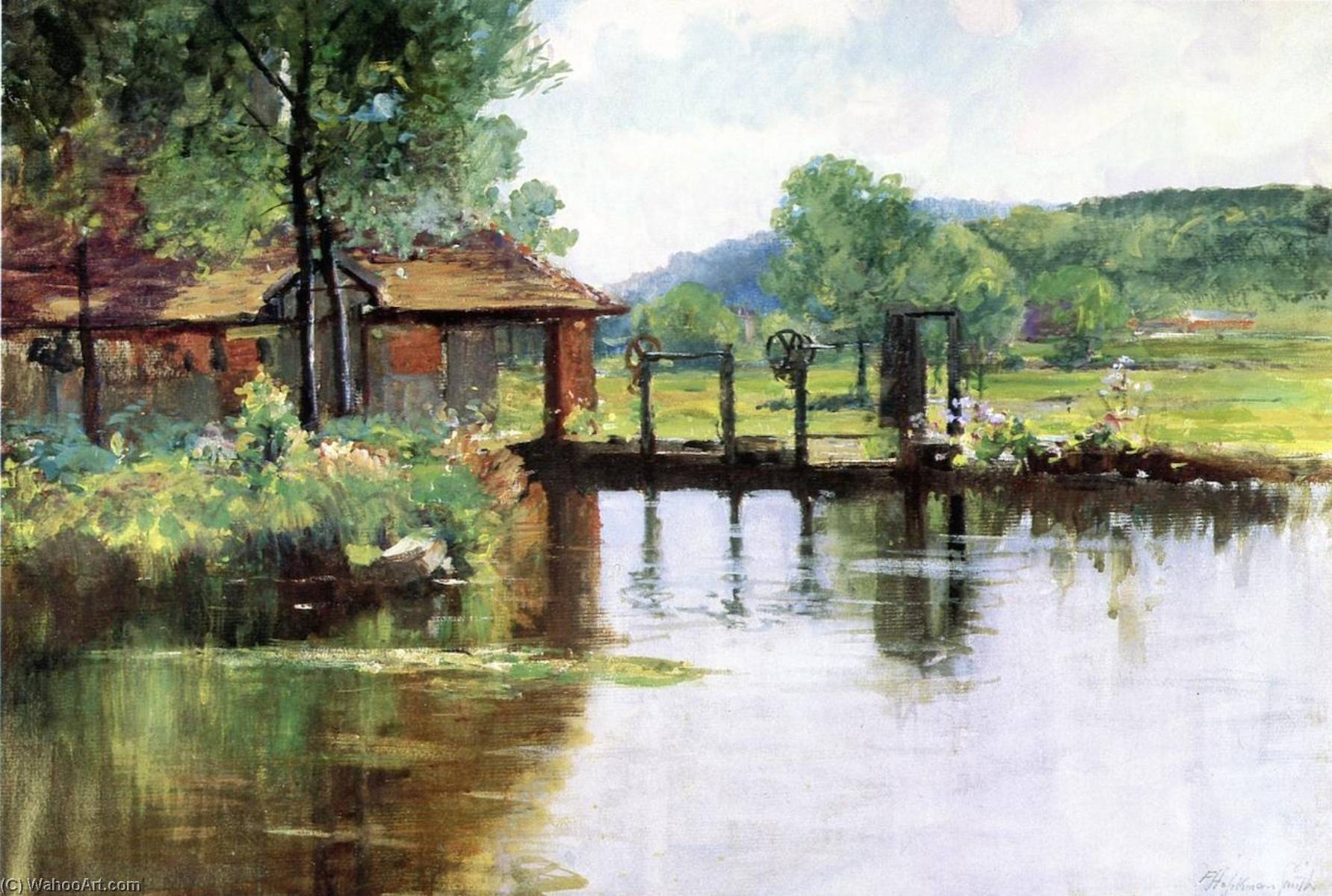 The Lily Pond — Francis Hopkinson Smith