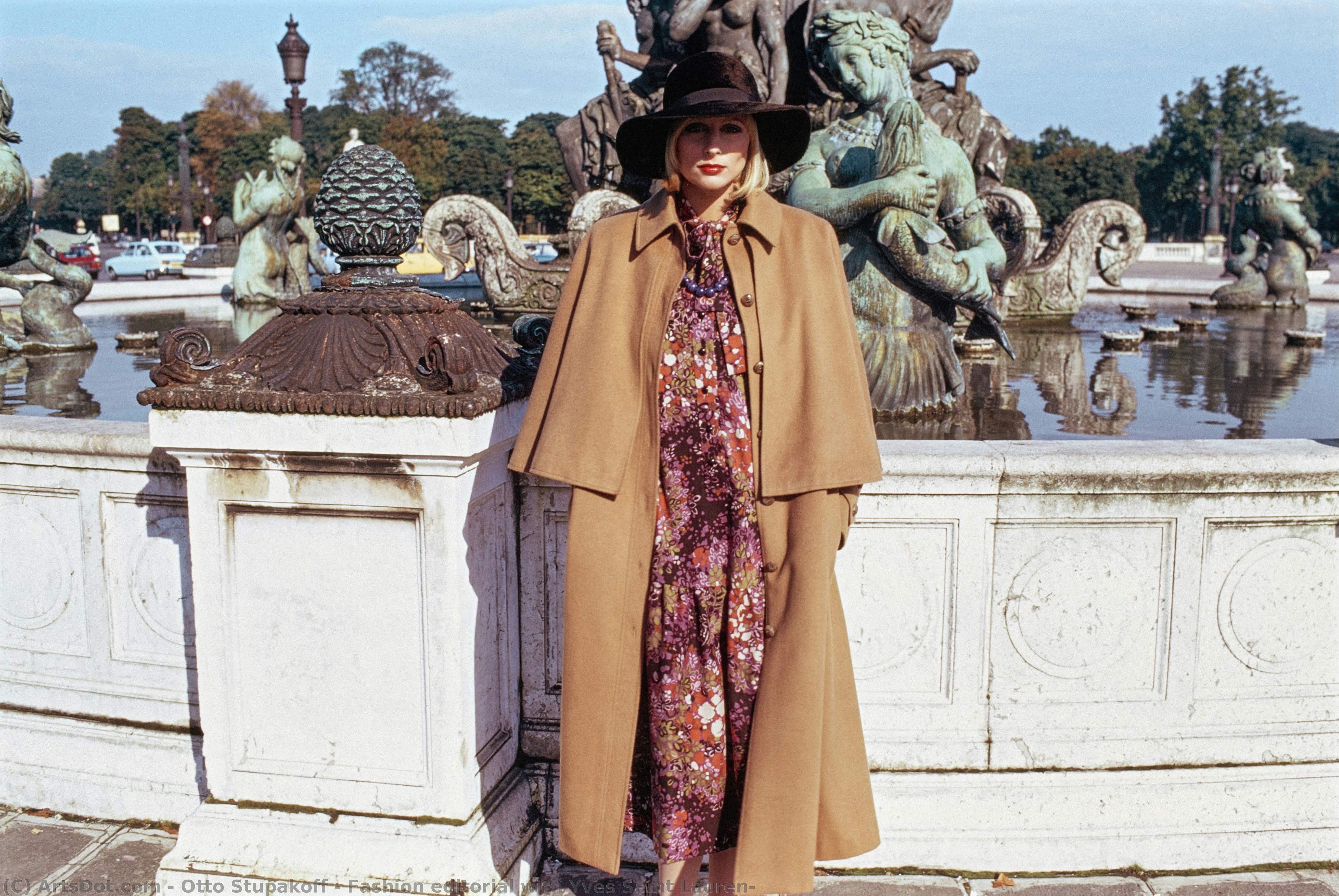 Fashion Editorial With Yves Saint Lauren — Otto Stupakoff