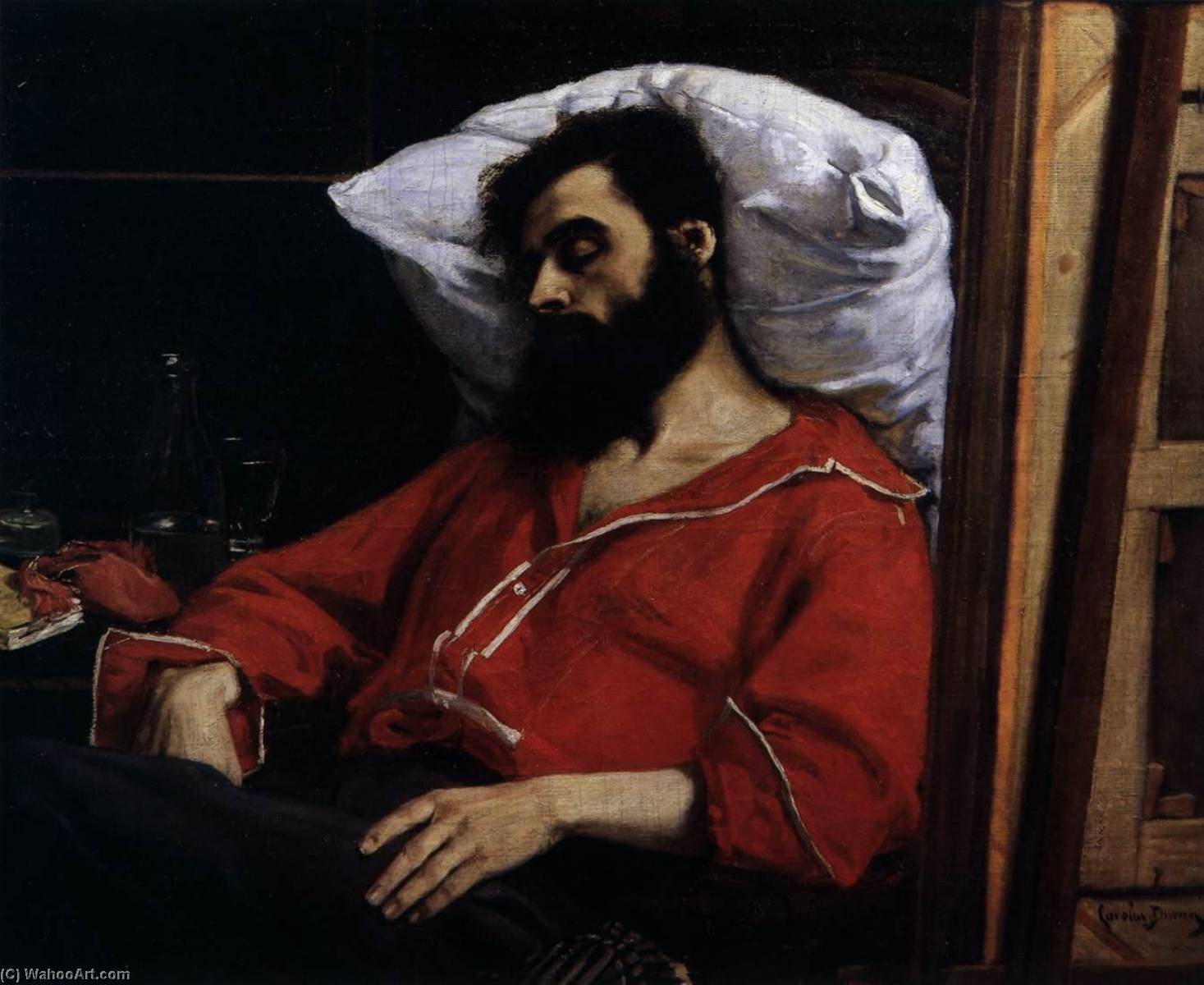 The Convalescent Or The Casualty — Carolus-duran (charles-auguste-emile Durand)