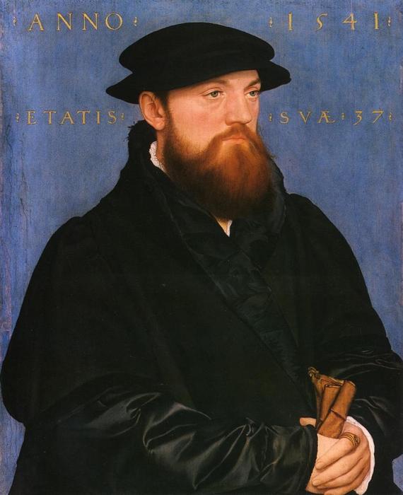 Portrait Of De Vos Van Steenwijk — Hans Holbein Der Jüngere