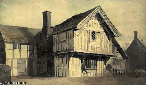 An Ale House, Formerly A Chapel — Cornelius Varley