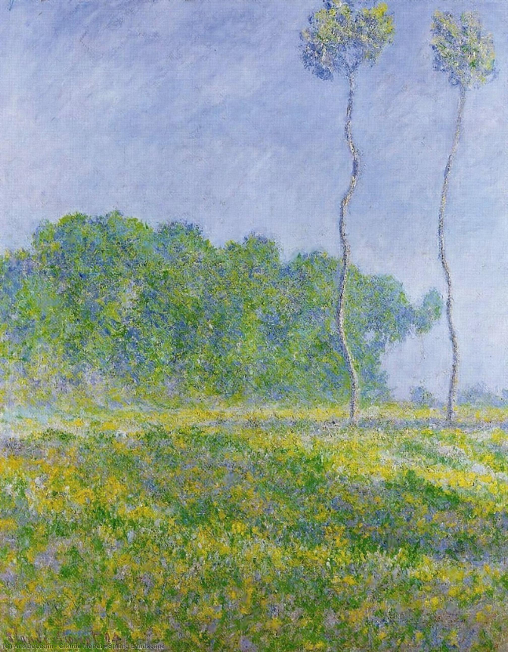 Spring Landscape — Клод Моне