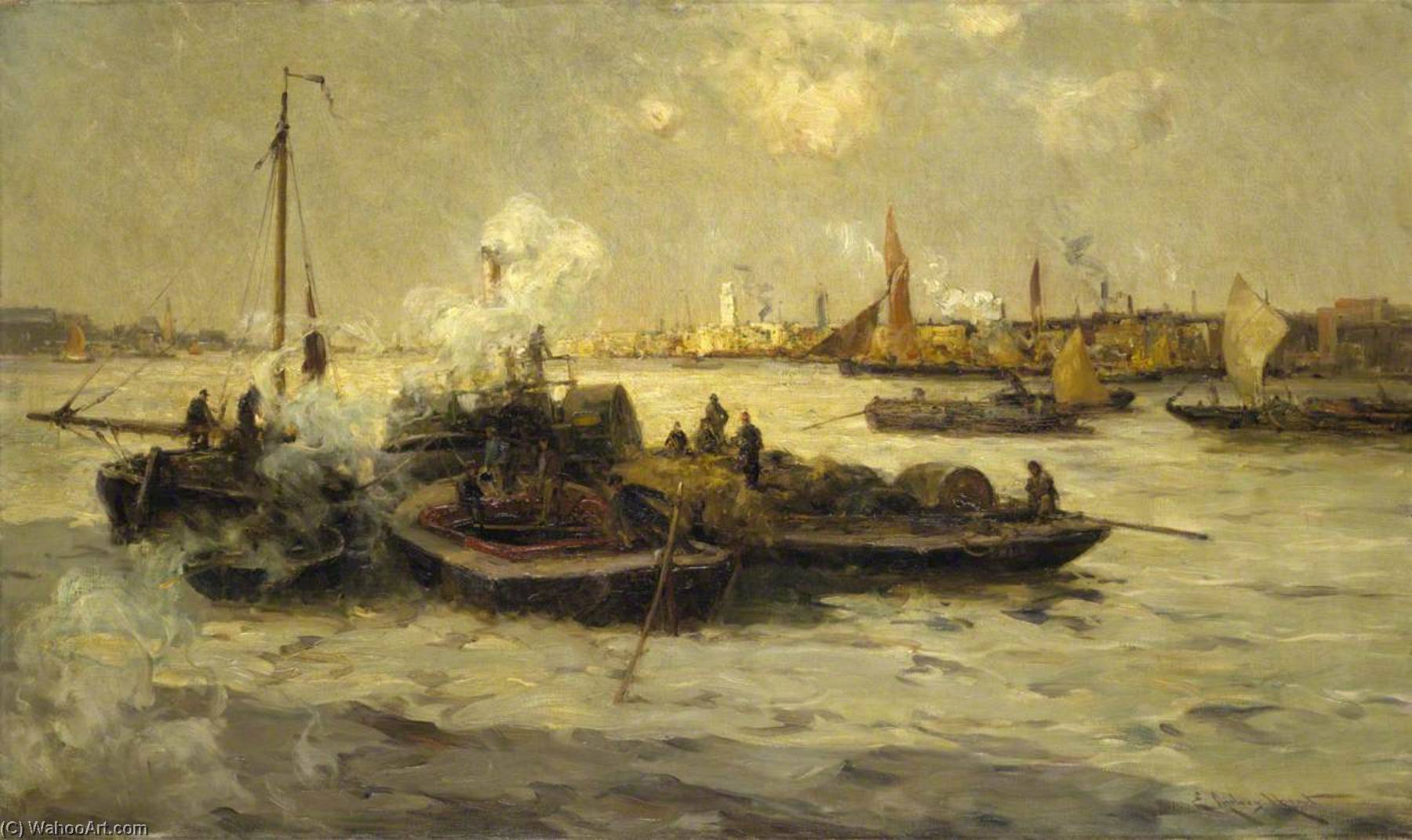 Limehouse Reach — Edmund Aubrey Hunt