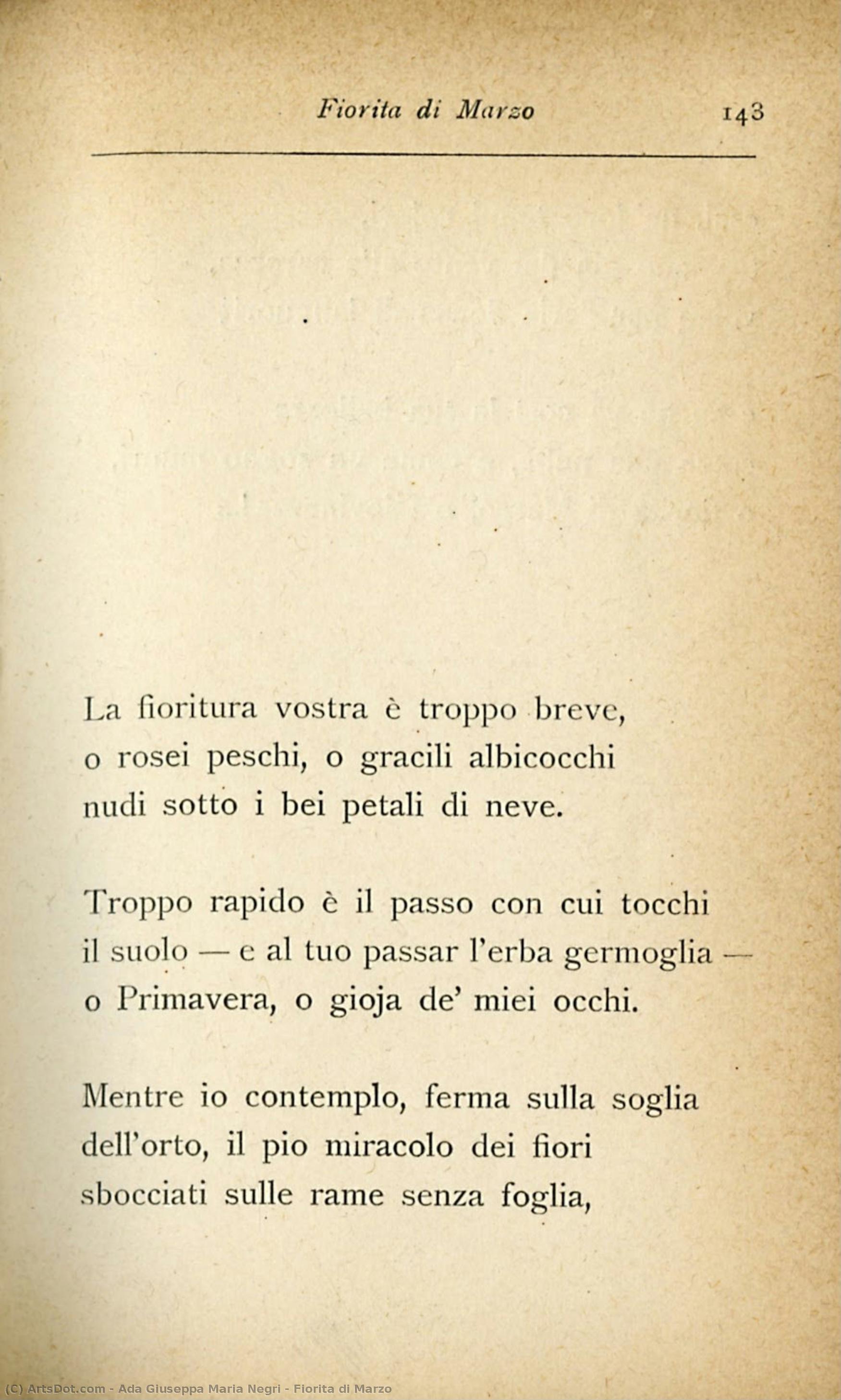 Fiorita Di Marzo — Ada Negri