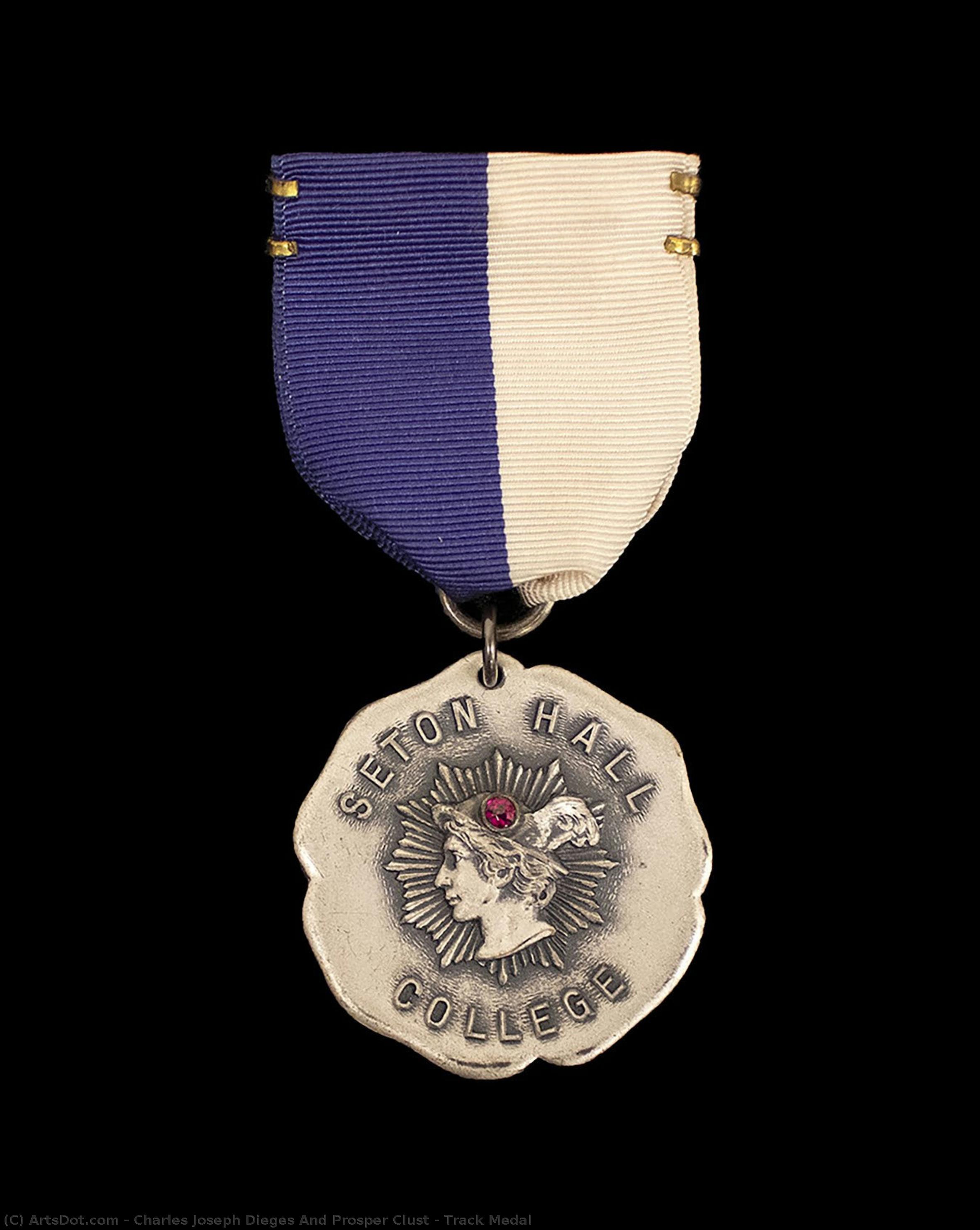 Track Medal — Charles Joseph Dieges And Prosper Clust