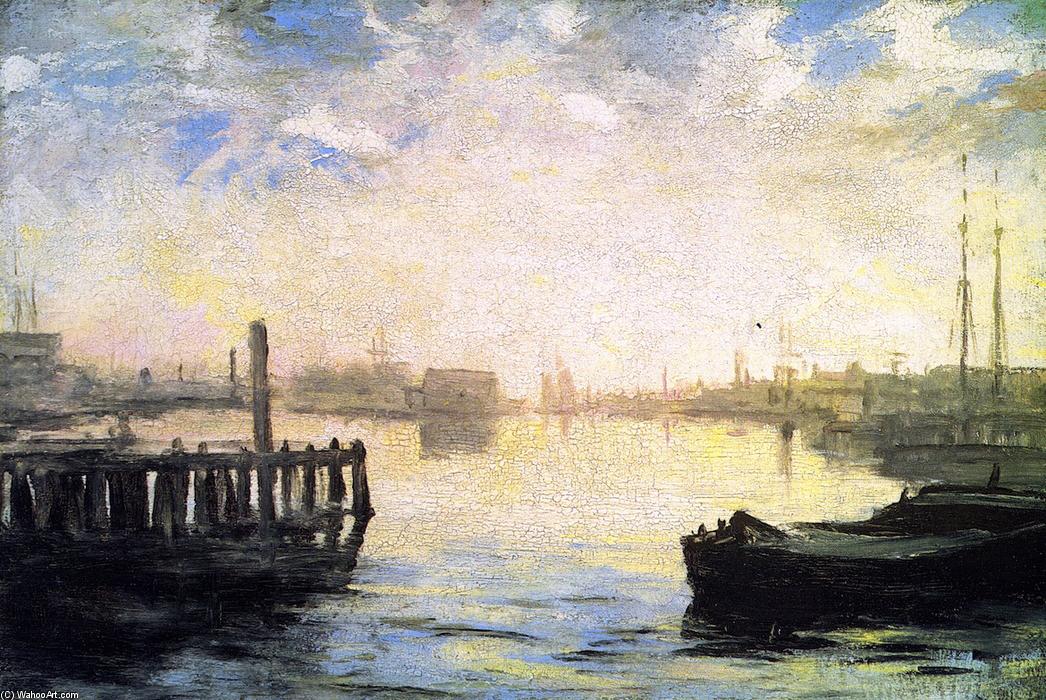 Gloucester Harbor — Viljam Moris Hant