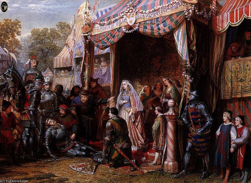 Buckley Lancelot Defeats Mador — Edward Coley Burne-jones