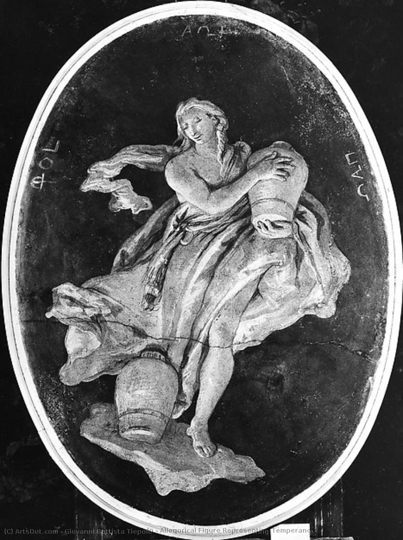 Allegorical Figure Representing Temperance — Giambattista Tiepolo