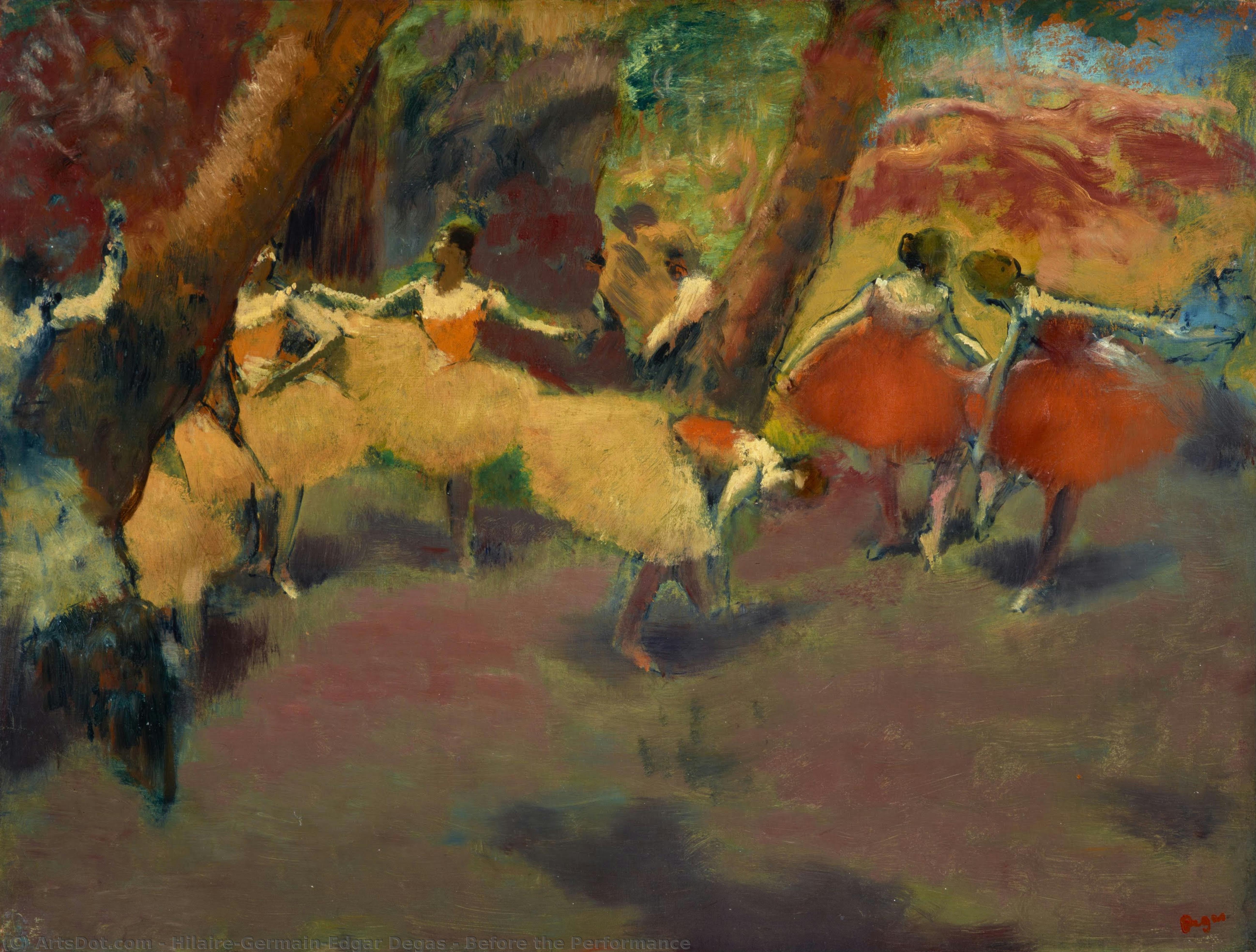 Before The Performance — Hilaire-germain-edgar Degas