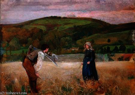 A Field Of Barley — John William North