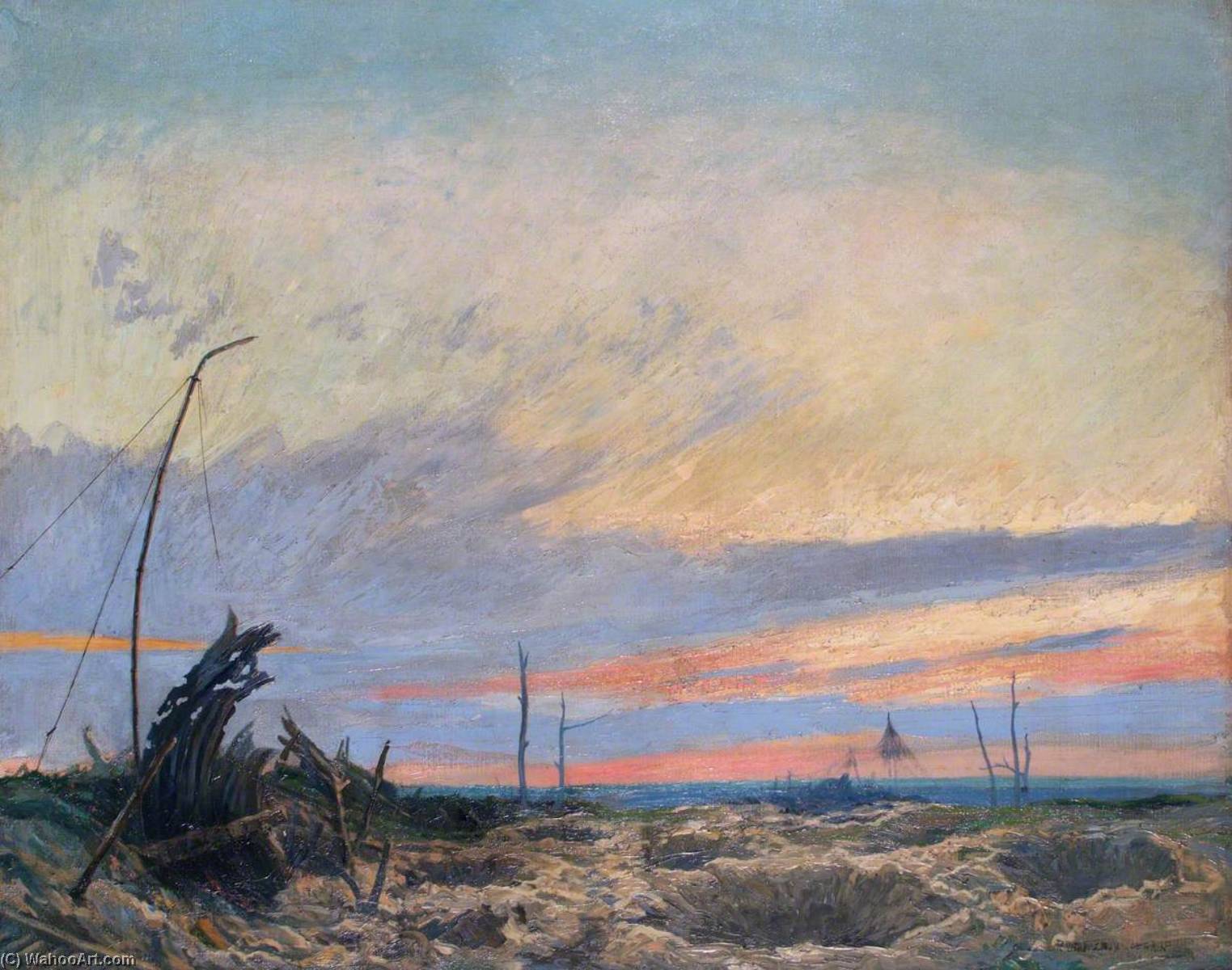 Evening — Émile Antoine Verpilleux
