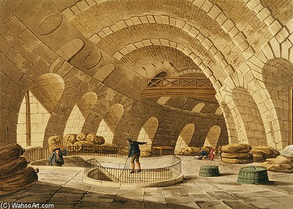 The Wheat Store, Rue De Viarmes — John Claude Nattes