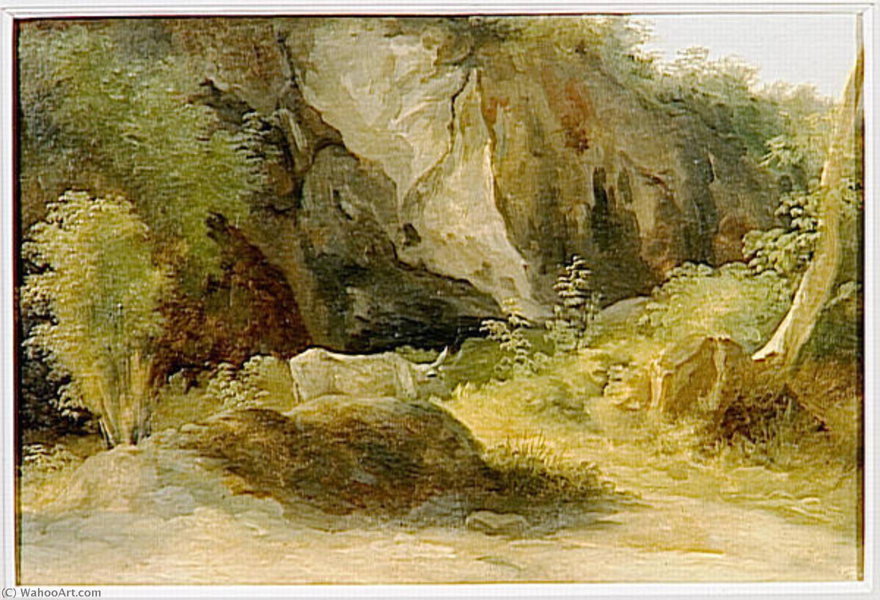 Environs De Nemi Rochers Et Vaches — ピエール・ド・ヴァランスィエンヌ