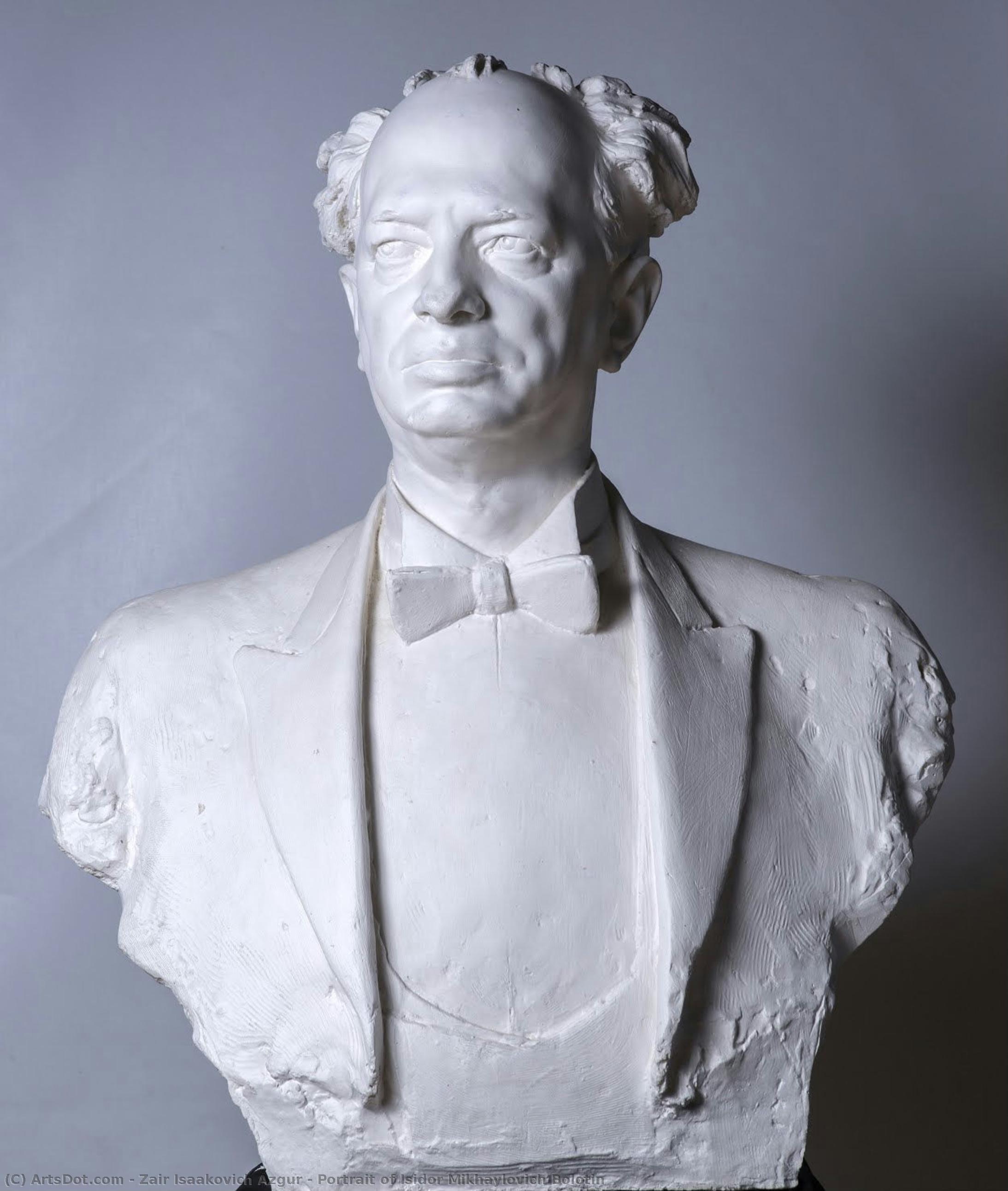 Portrait Of Isidor Mikhaylovich Bolotin — Zair Isaakovich Azgur