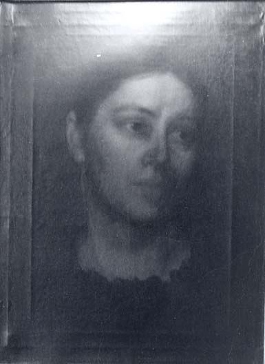 Portrait Of A Woman (hayward's Wife ), (painting) — Frank Harold Hayward