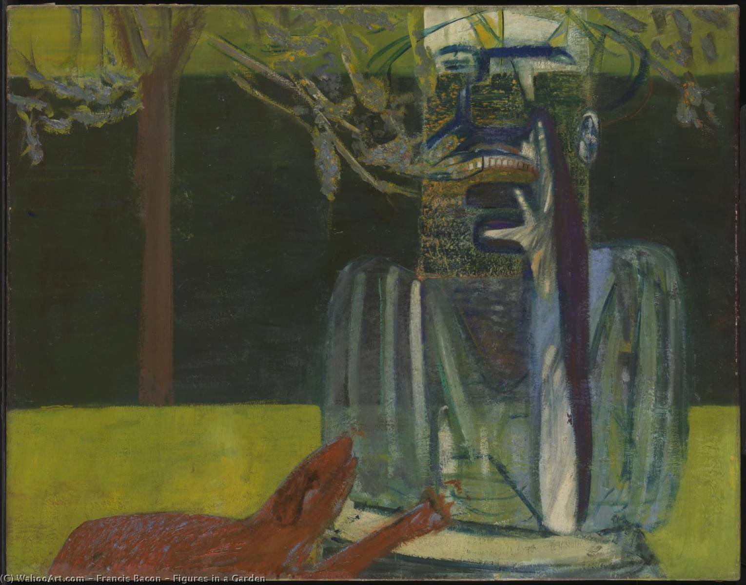 Figures In A Garden — Francis Bacon