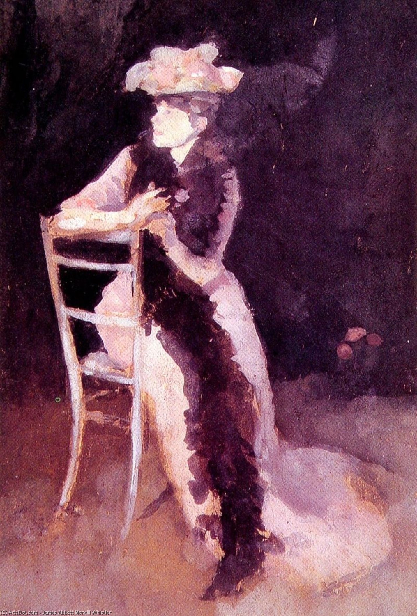 Retrato De Rosa Y Plata De Sra. Whibley — James Abbott Mcneill Whistler
