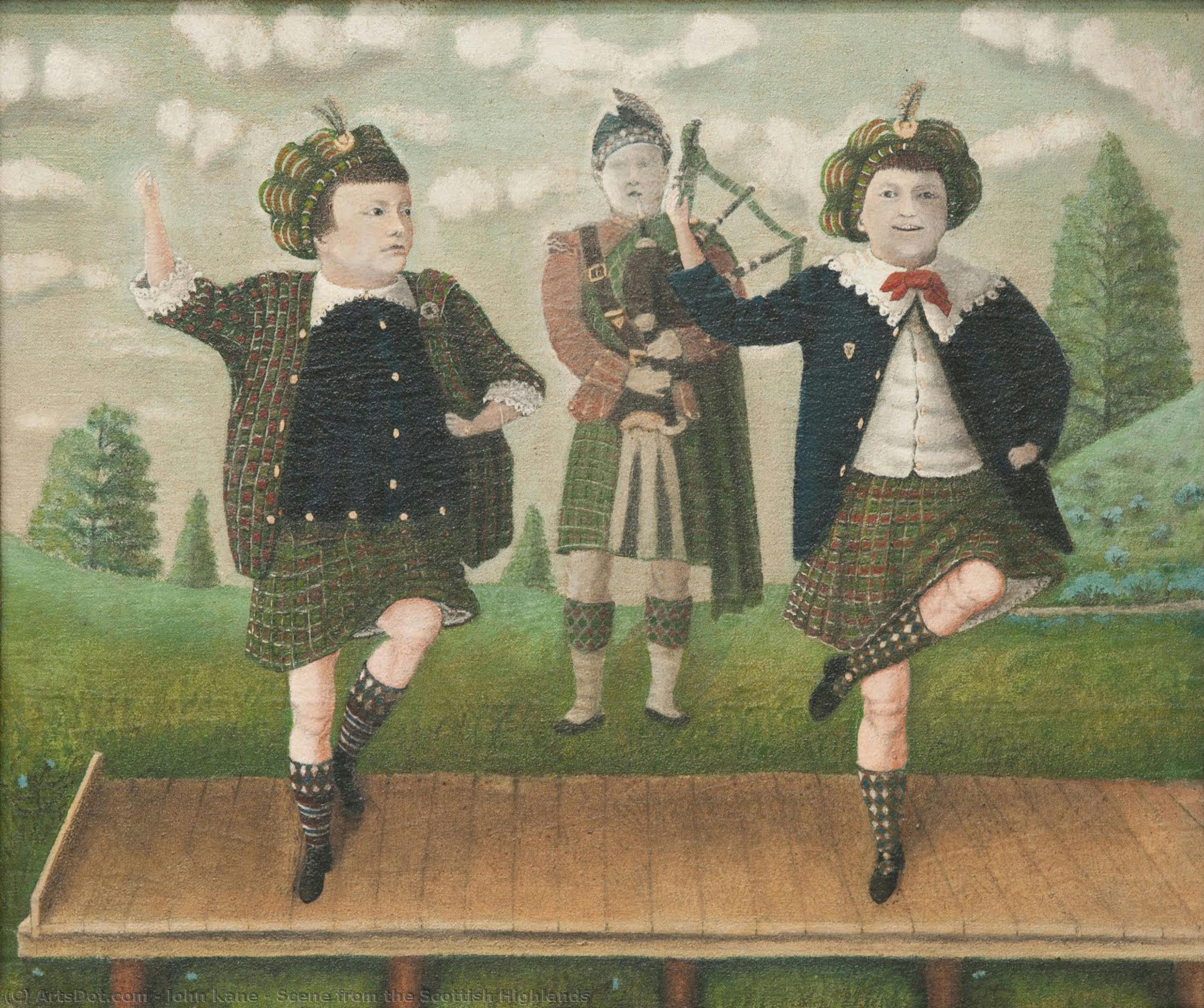 Scene From The Scottish Highlands — John Kane