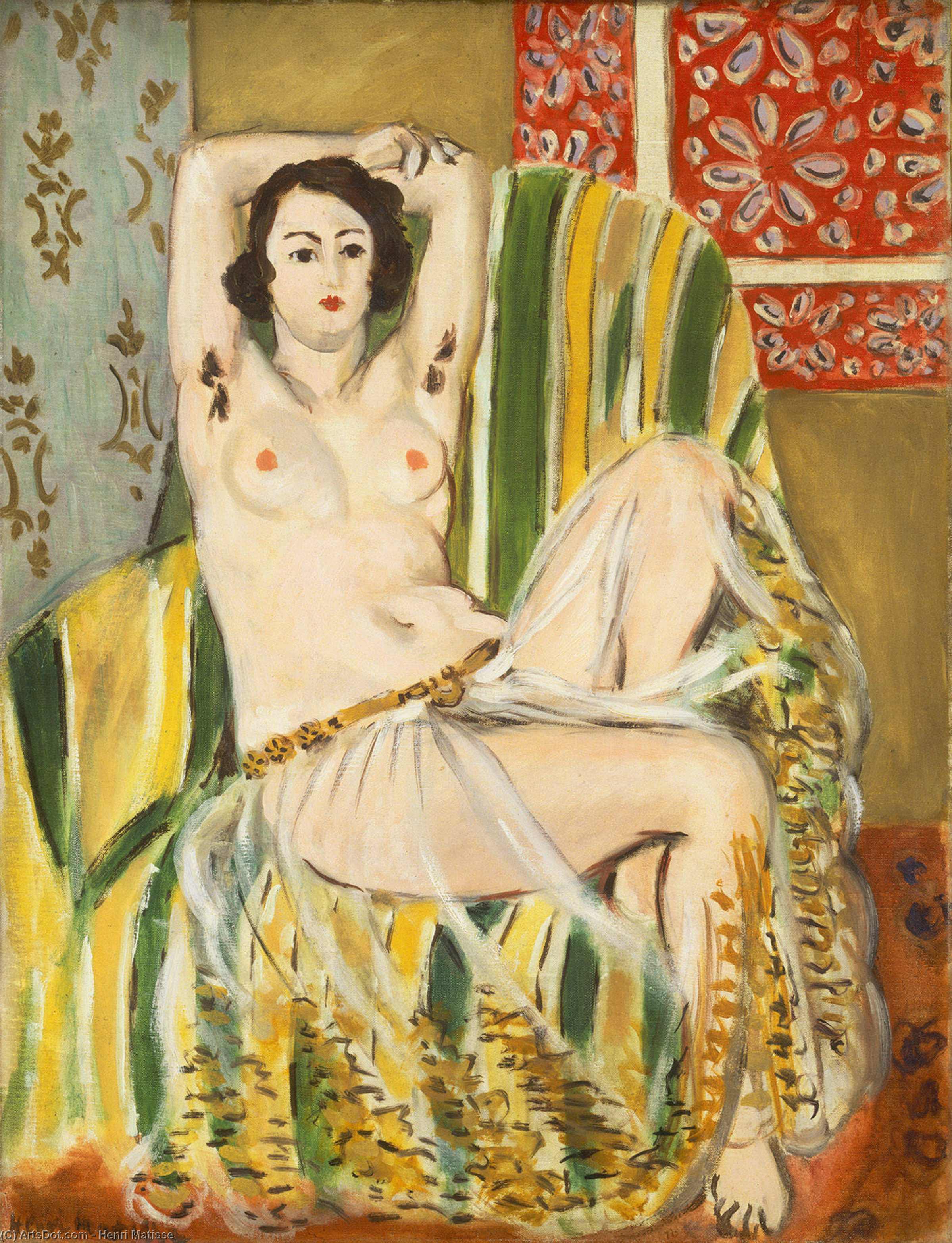 Moorish Woman With Upheld Arms — Henri Matisse