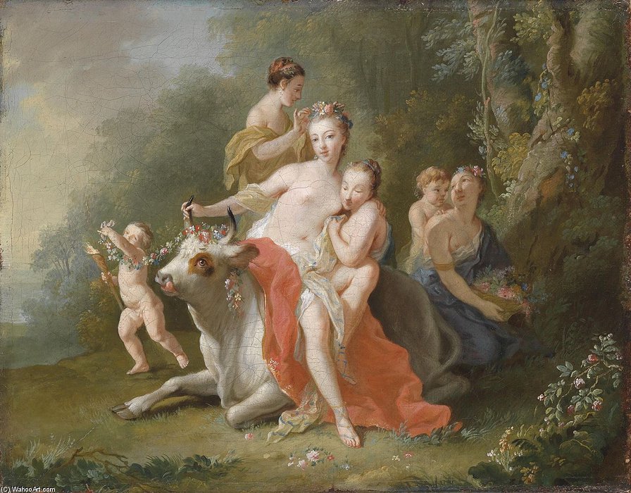 Rape Of Europa — Johann Heinrich The Elder Tischbein