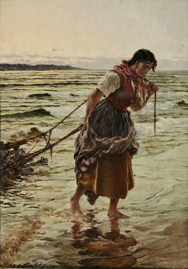 Pescadora — Juan Martínez Abades