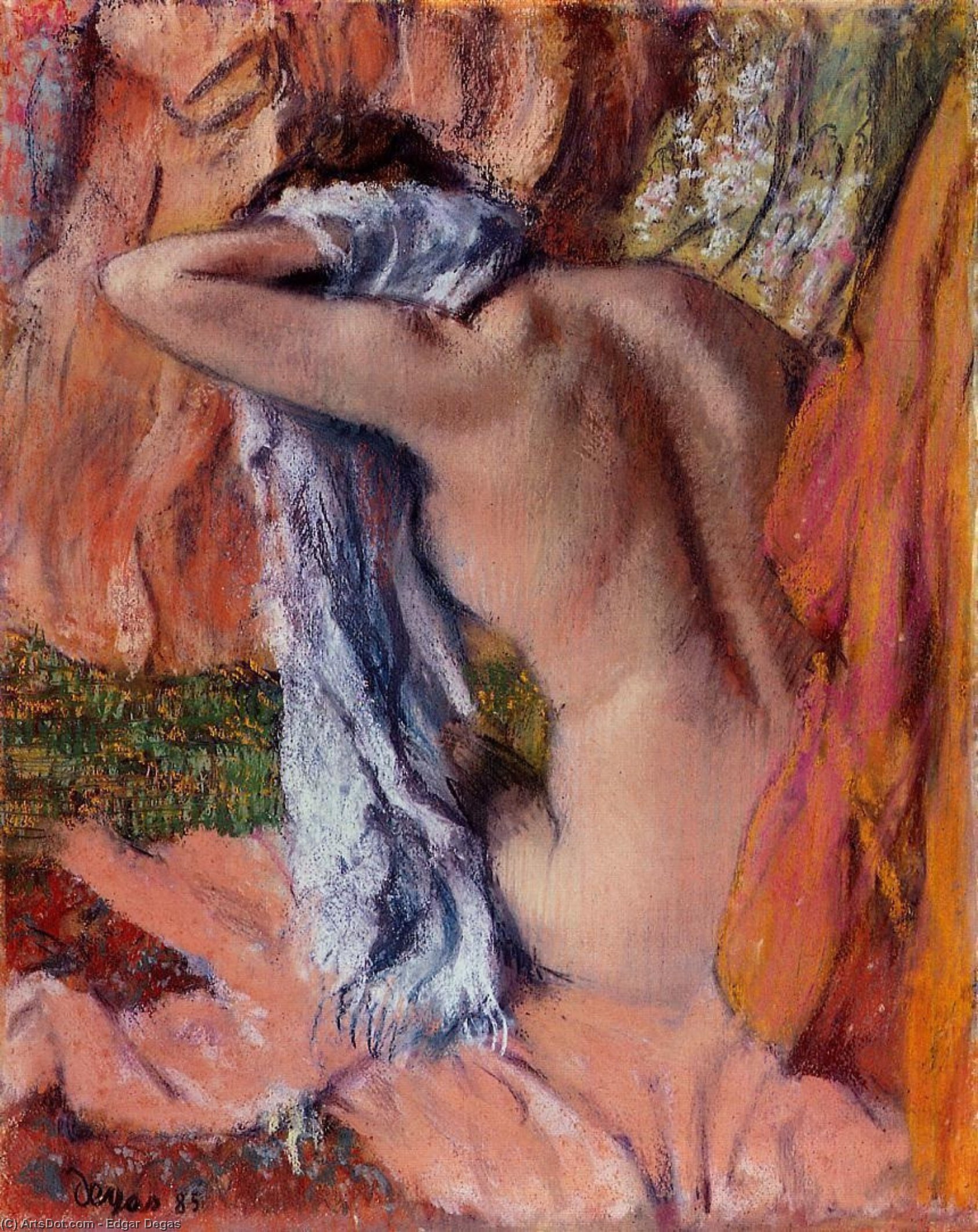 After The Bath — Хилари Жермен Едгар Дегас