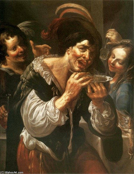 And The Bowl Of Broth. — Georges Lallemant