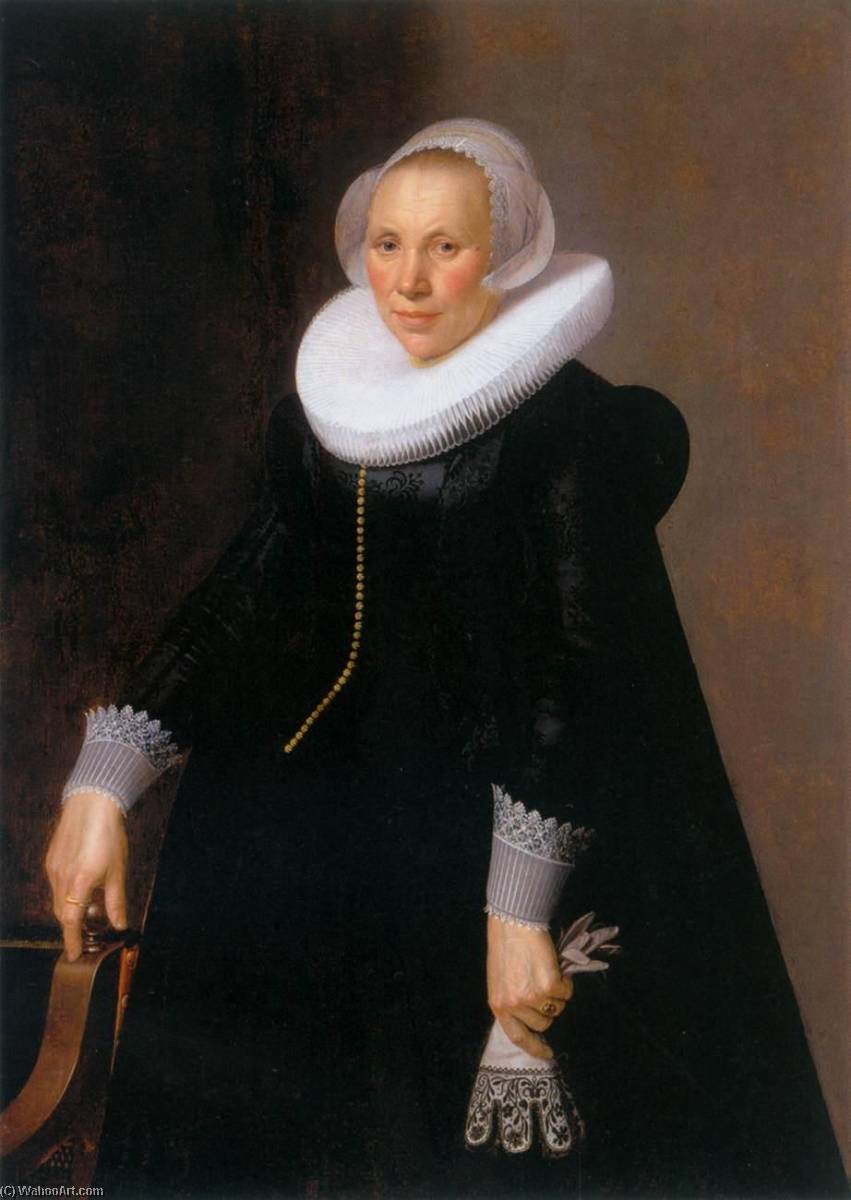 Portrait Of A Woman — Nicolaes Eliaszoon Pickenoy