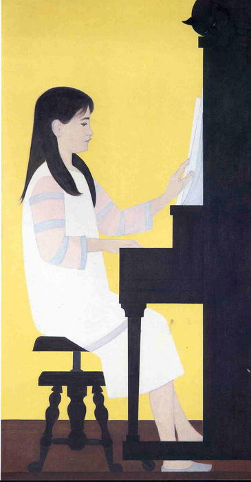 Girl At Piano — Vil Barnet