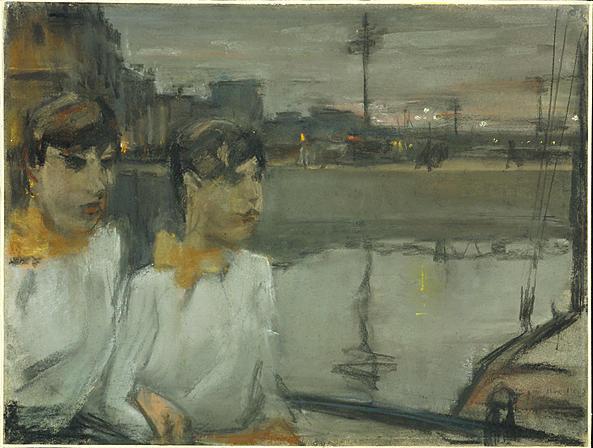 Girls Along Prins Hendrikkade — Isaac Lazarus Israels