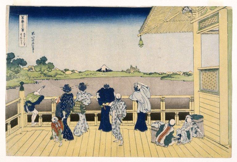 Fuji From The Platform Of Sasayedo — Katsushika Hokusai