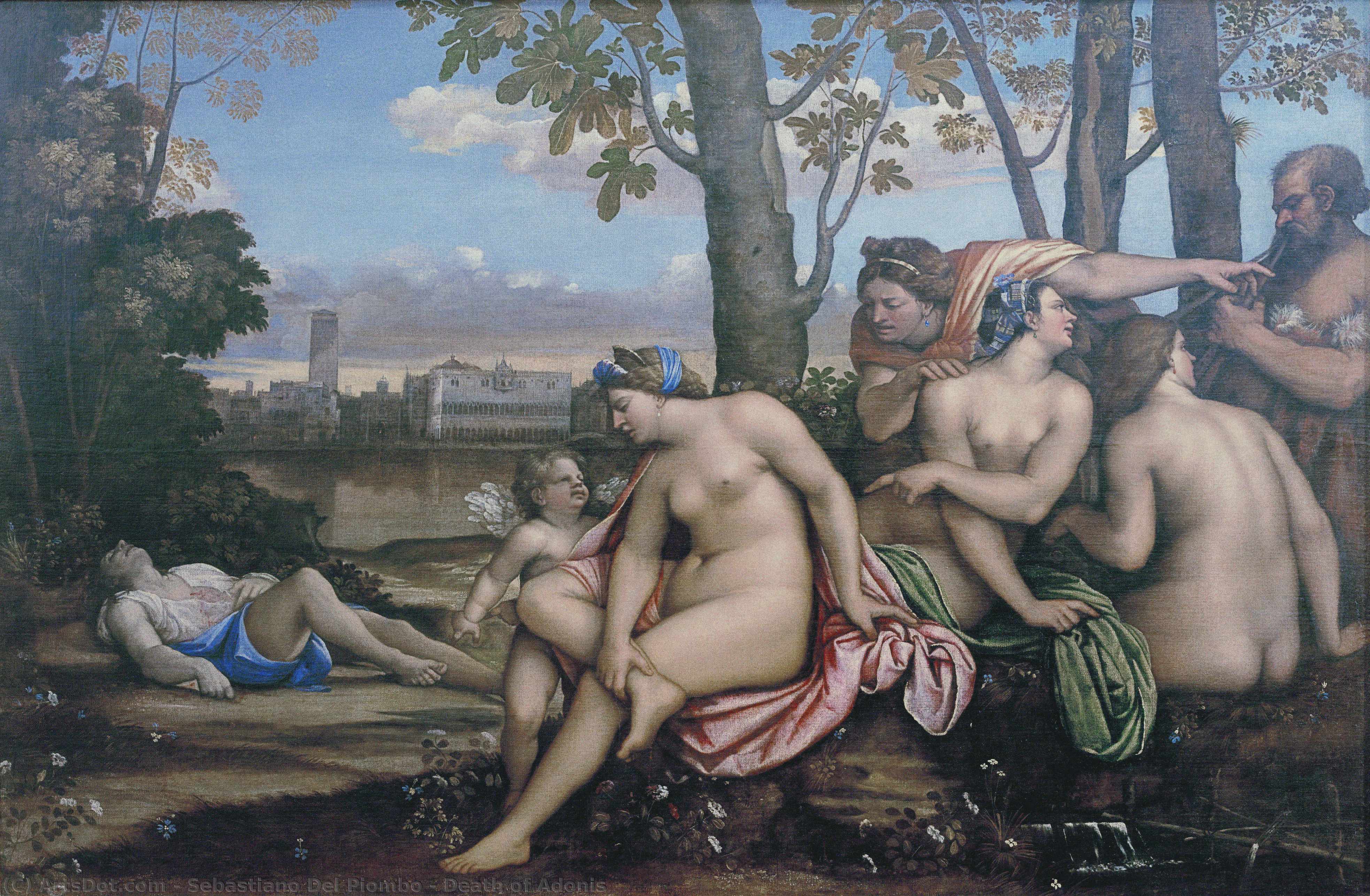 Death Of Adonis — Sebastiano Del Piombo