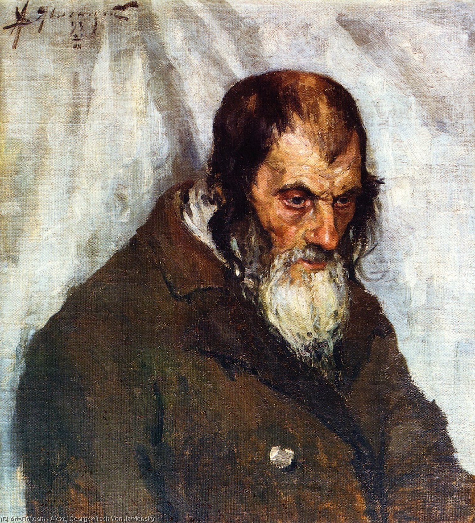The Old Jew Schlom — Alexej Von Jawlensky