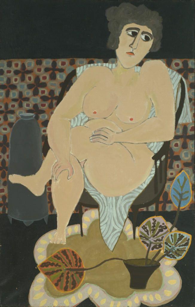 Nude With Plants — Louis De Niverville