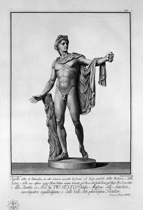 Apollo Belvedere — Giovanni Battista Piranesi